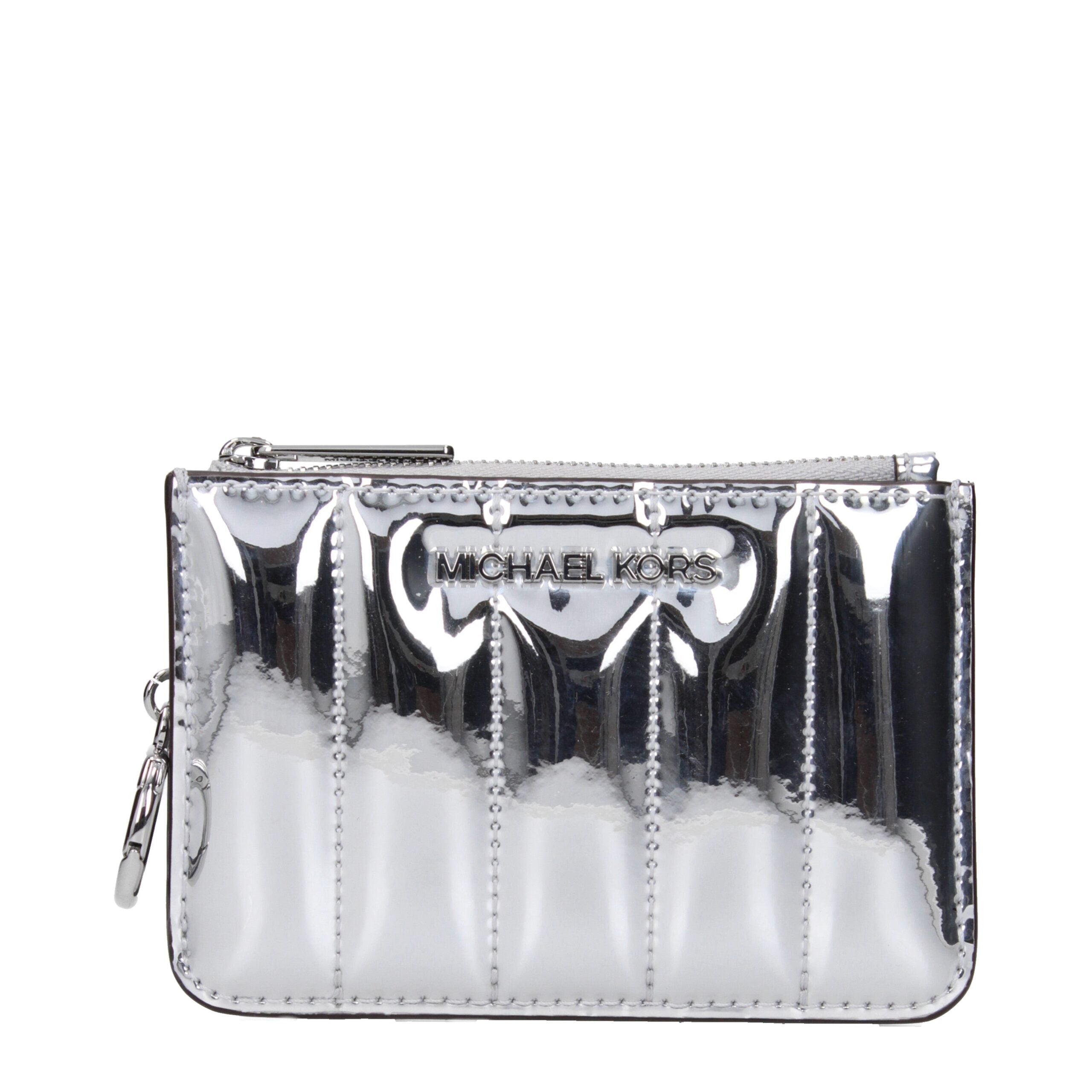 Michael Kors Gray Leather Wallets
